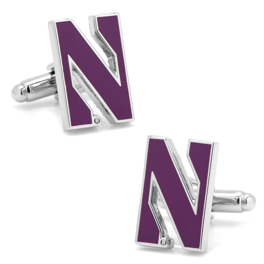 NCAA Northwestern University Cufflinks | Sports Cufflinks