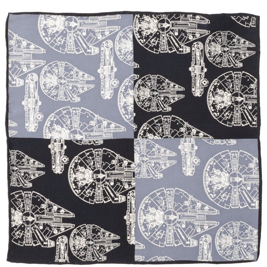 Star Wars Millenium Falcon Blue Pocket Square | Pocket Squares