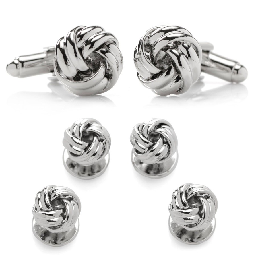 Ox and Bull Trading Co. Silver Knot Stud Set | Stud Sets