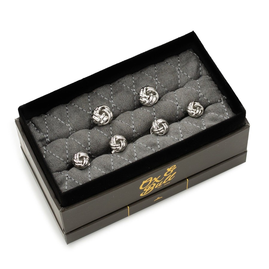 Ox and Bull Trading Co. Silver Knot Stud Set | Stud Sets