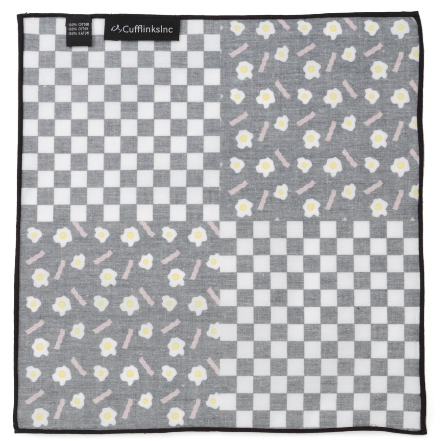 Cufflinks, Inc. Bacon Eggs Pocket Square | Pocket Squares