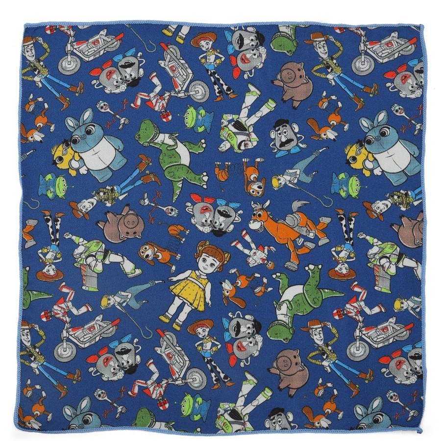 Disney Toy Story 4 Characters Blue Boy'S Pocket Square | Pocket Squares