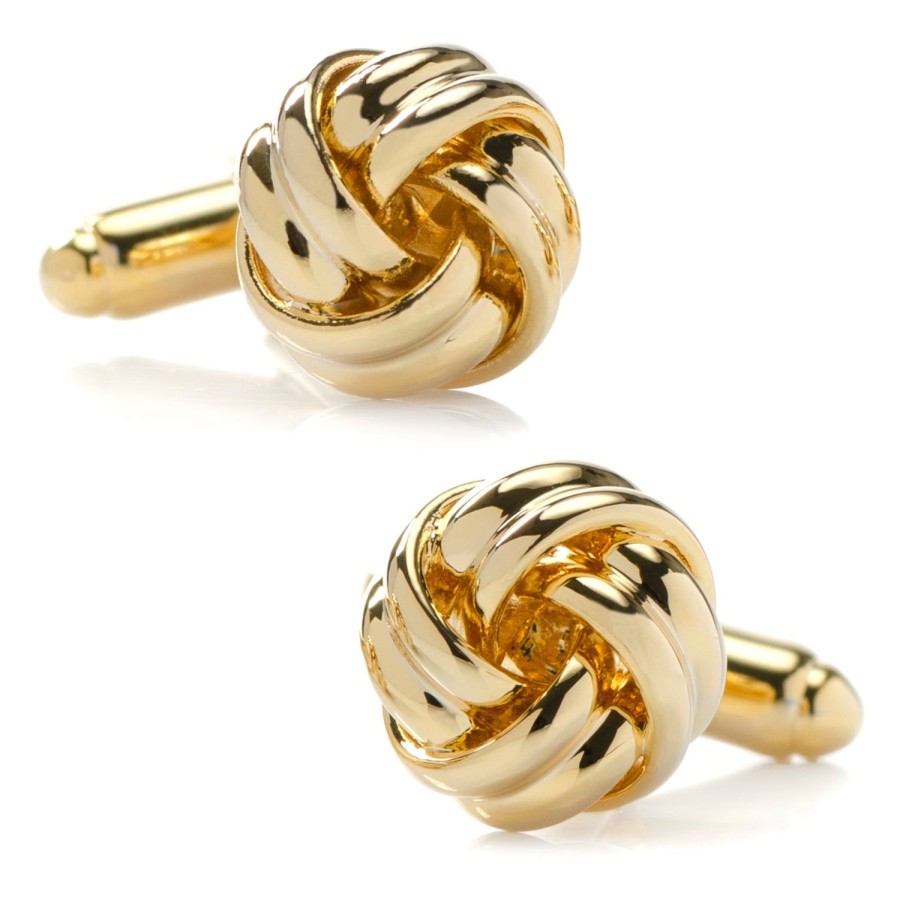 Ox and Bull Trading Co. Gold Knot Cufflinks | Classic Cufflinks