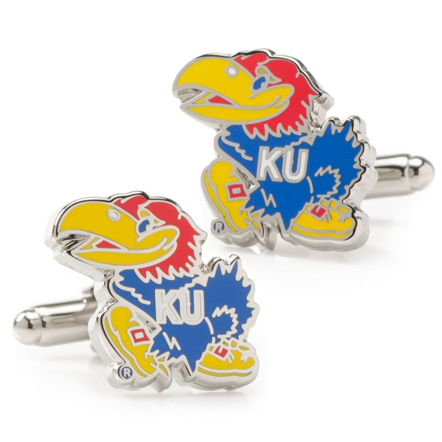 NCAA University Of Kansas Jayhawks Cufflinks | Sports Cufflinks