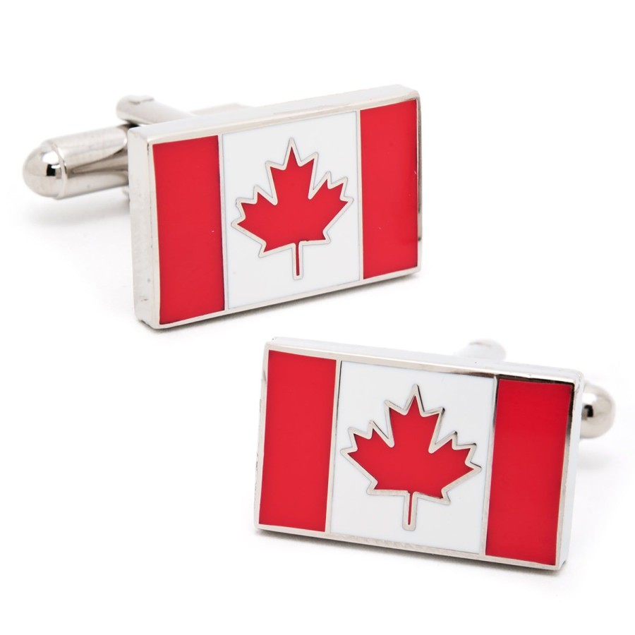 Cufflinks, Inc. Canadian Flag Cufflinks | Classic Cufflinks