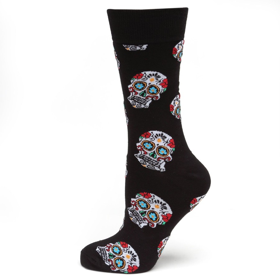 Cufflinks, Inc. Sugar Skull Black Socks | Socks