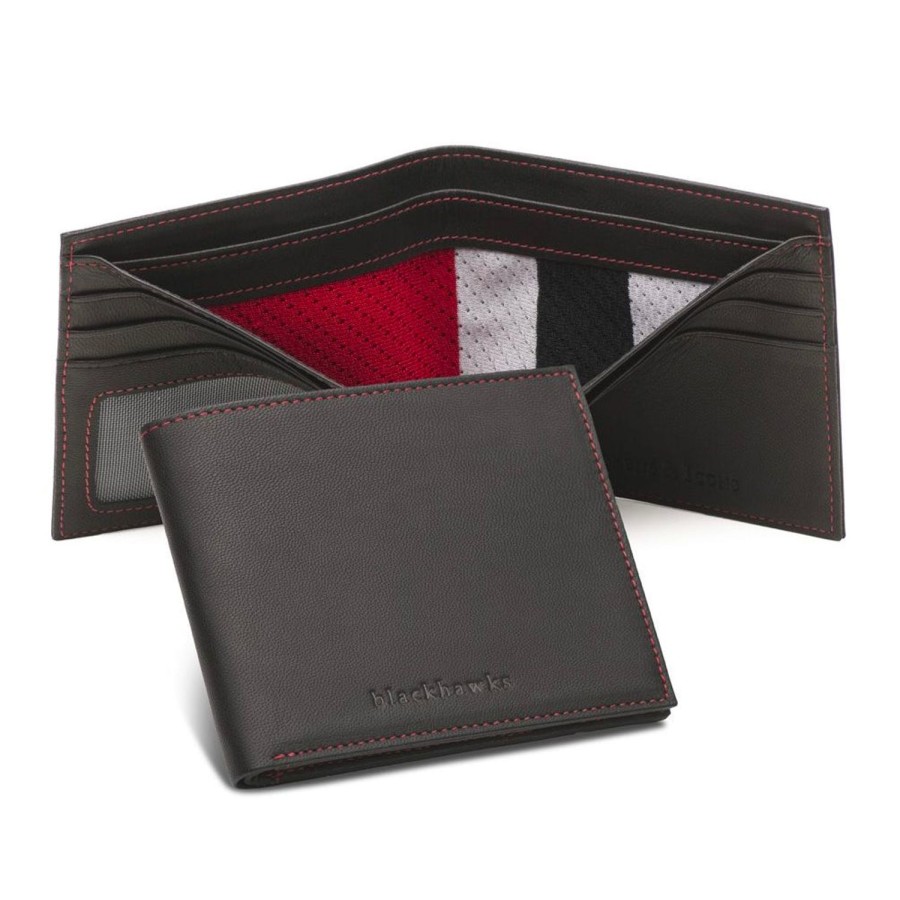 Tokens & Icons Chicago Blackhawks Game Used Uniform Wallet | Leather Goods