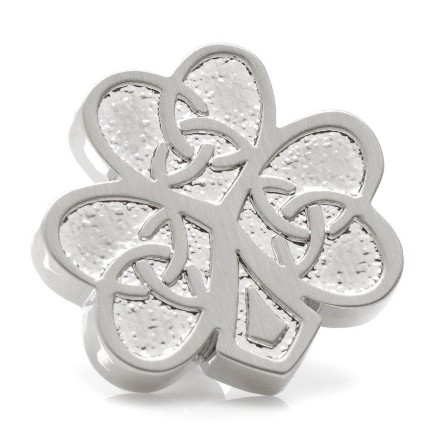 Cufflinks, Inc. Celtic Knot Shamrock Lapel Pin | Lapel Pins