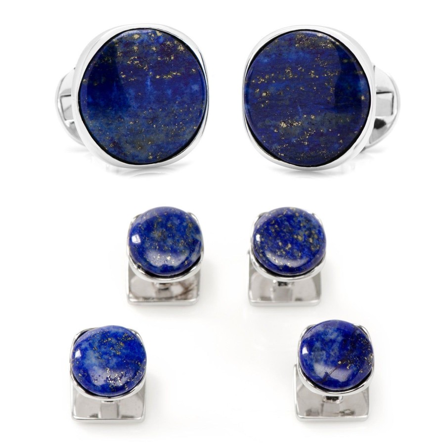 Ox and Bull Trading Co. Sterling Silver Classic Formal Lapis Stud Set | Stud Sets