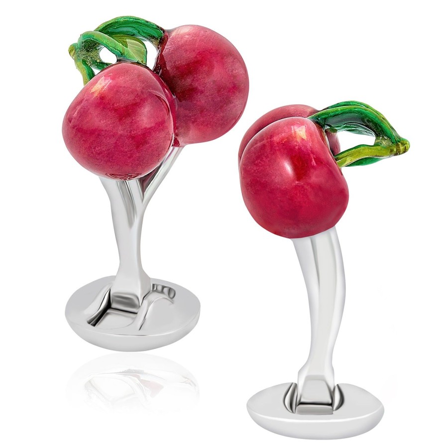 Fils Unique The Pacha Cherry Cufflinks | Classic Cufflinks