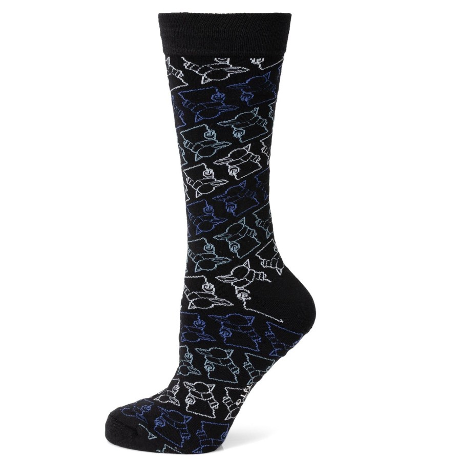 Star Wars Grogu Outline Black Men'S Sock | Socks