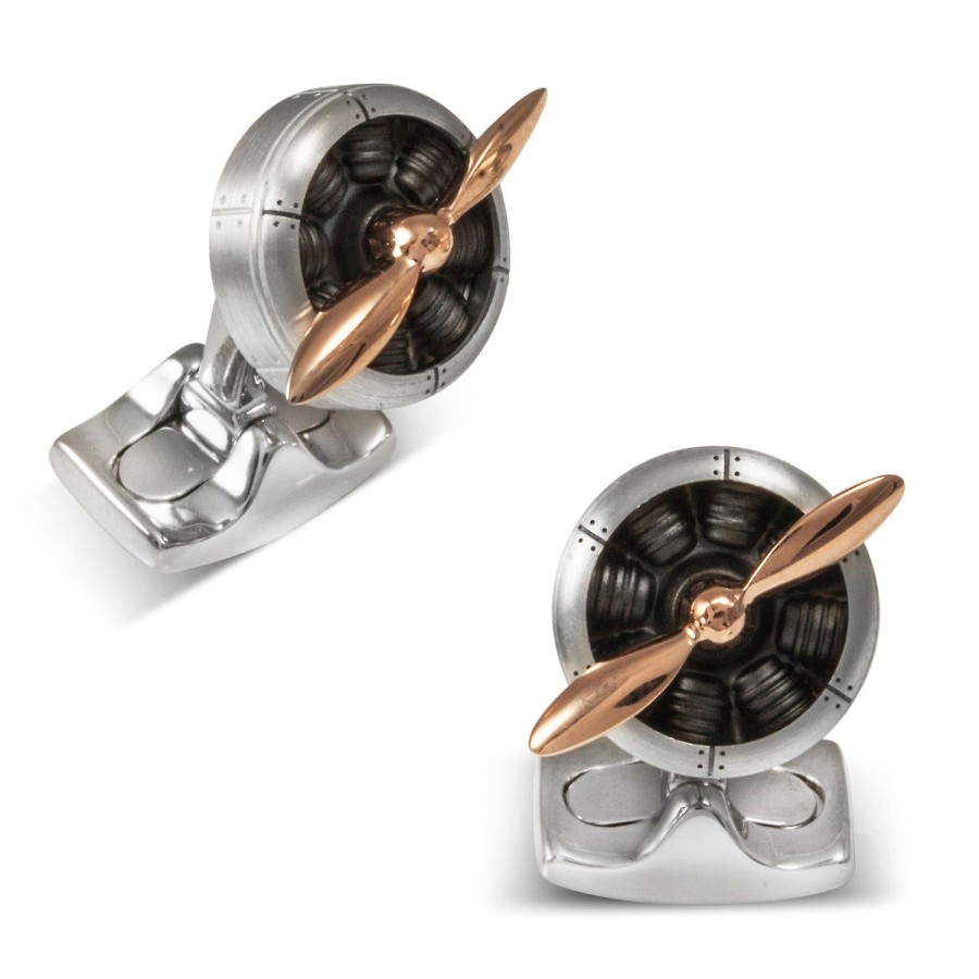 Deakin & Francis Sopwith Propeller Cufflinks | Classic Cufflinks