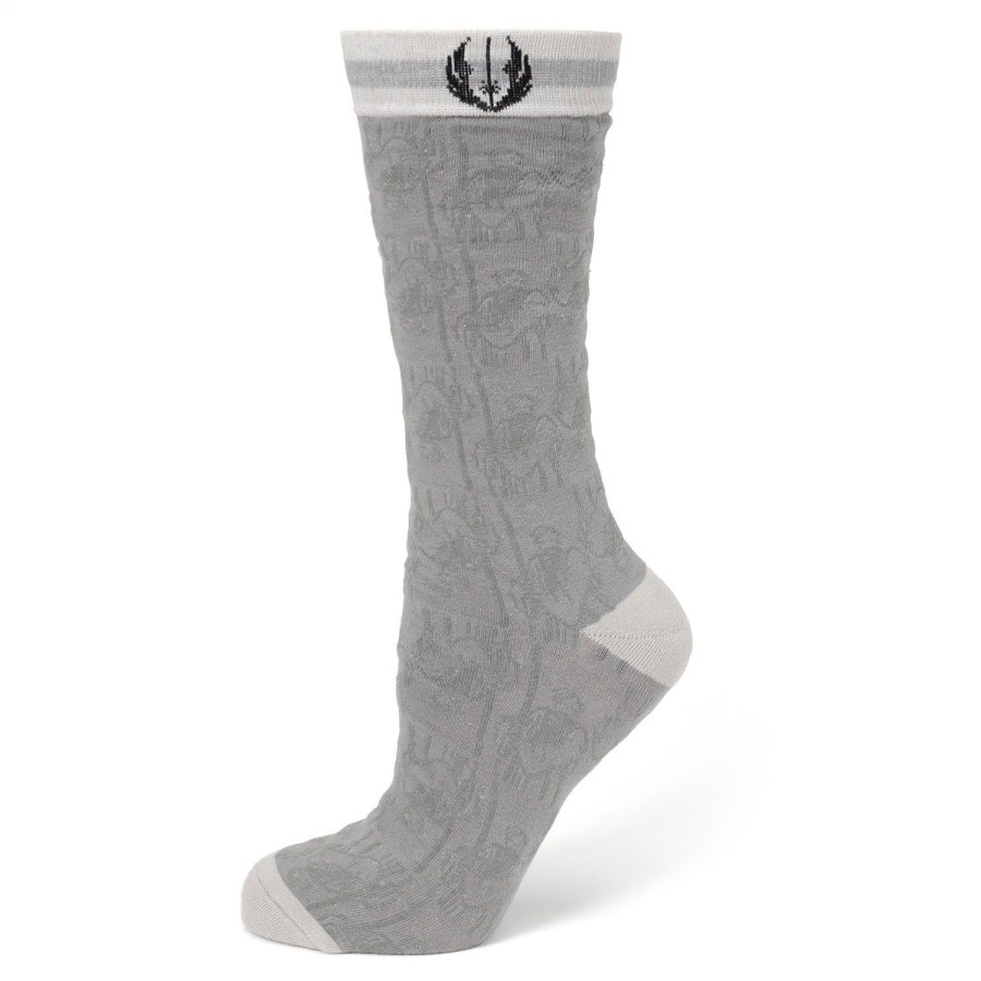 Star Wars Obi-Wan Kenobi Gray Men'S Socks | Socks