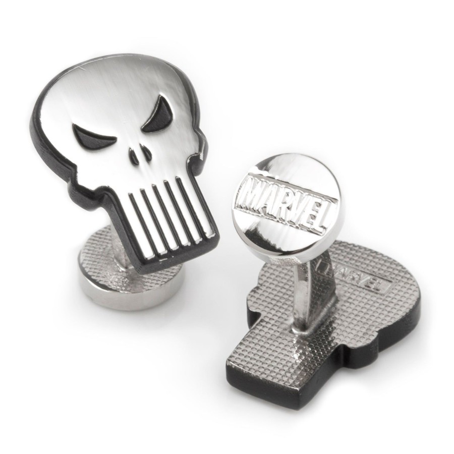 Marvel The Punisher Silver Cufflinks | Movies & Characters Cufflinks