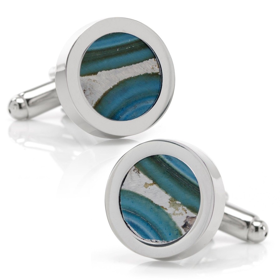 Steven Shaver Design Car Engine Gasket Cufflinks In Marble Swirl | Classic Cufflinks