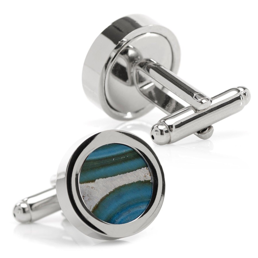 Steven Shaver Design Car Engine Gasket Cufflinks In Marble Swirl | Classic Cufflinks