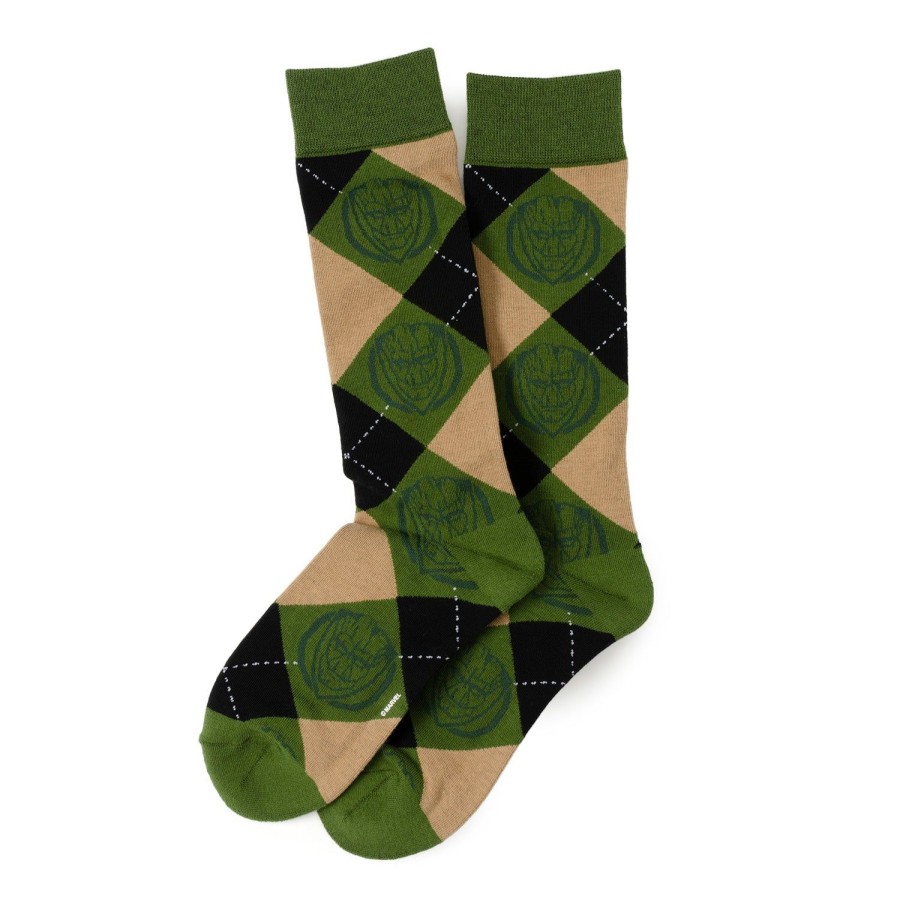 Marvel Groot Argyle Green Men'S Socks | Socks