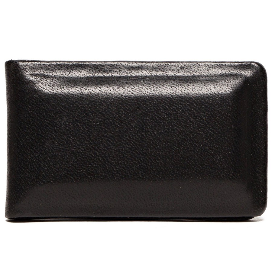 Moore & Giles Brompton Black Money Clip | Leather Goods