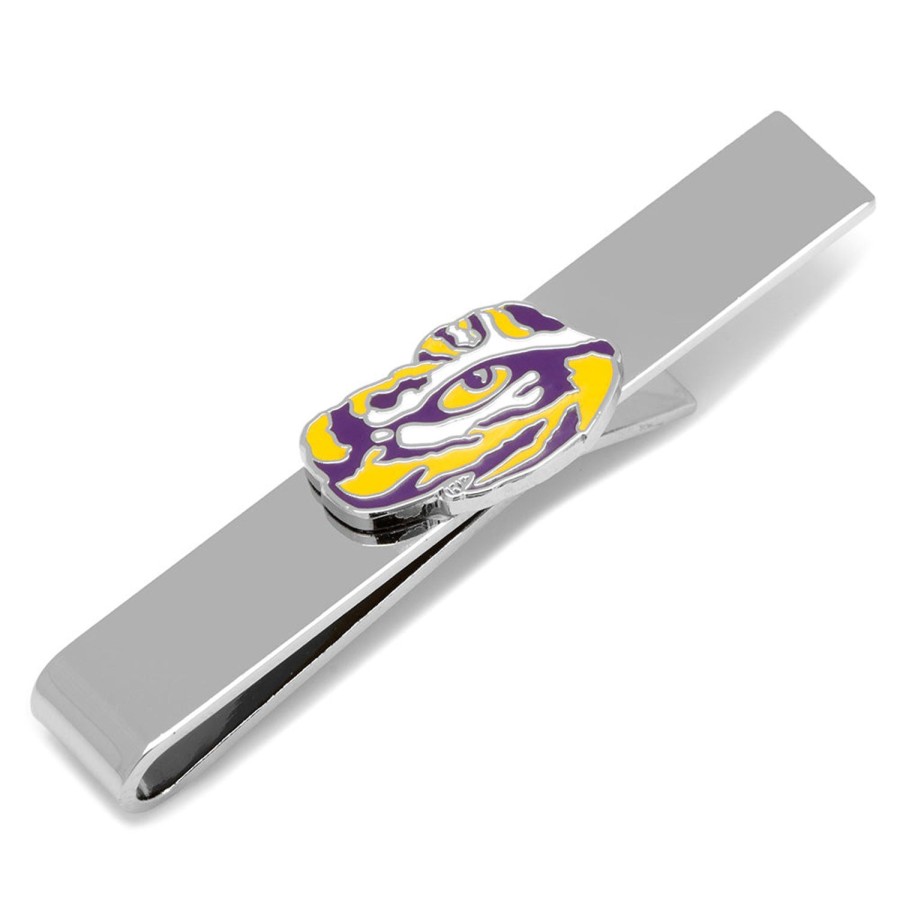 NCAA Lsu Tiger'S Eye Tie Bar | Sports Tie Bars