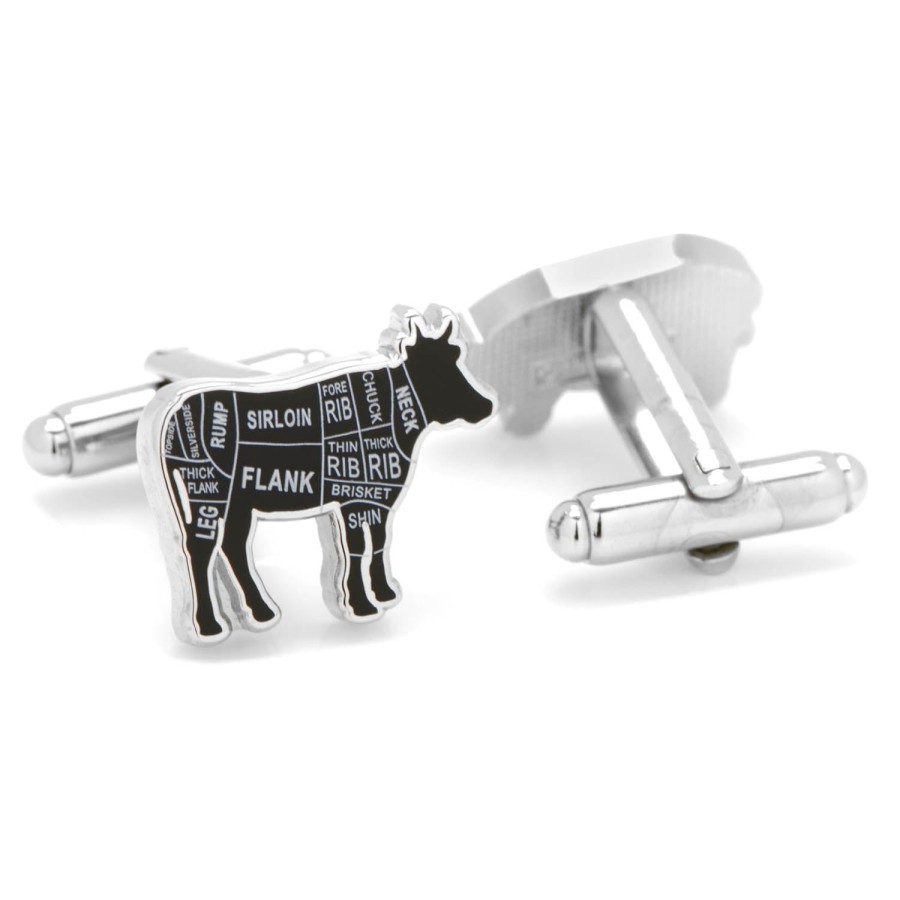 Cufflinks, Inc. Beef And Pork Butcher Cuts Cufflinks | Classic Cufflinks