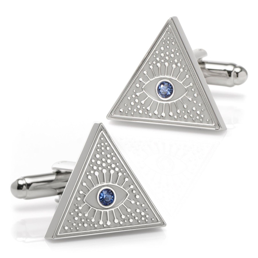 Ox and Bull Trading Co. Evil Eye Amulet Cufflinks | Classic Cufflinks