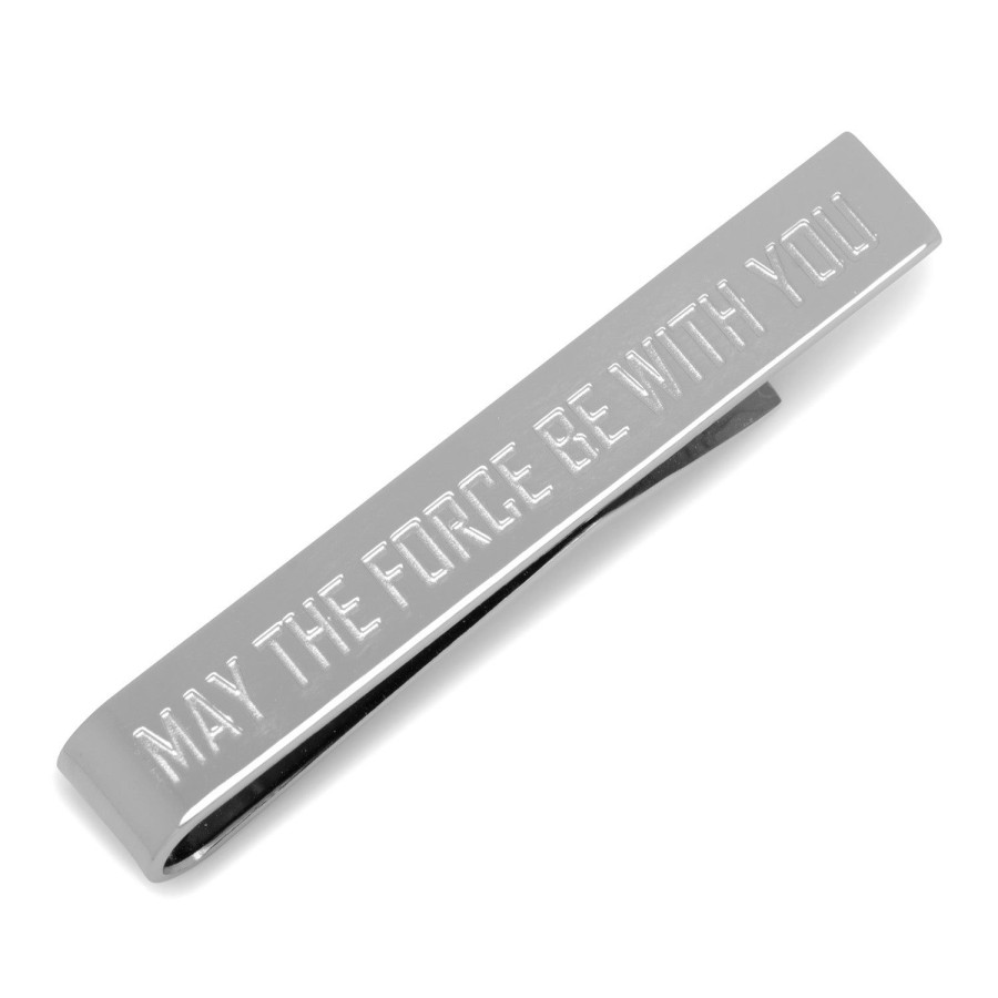 Star Wars May The Force Be With You Jedi Message Tie Bar | Movies & Characters Tie Bars