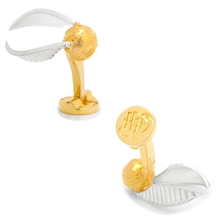 Harry Potter 3D Golden Snitch Cufflinks | Movies & Characters Cufflinks