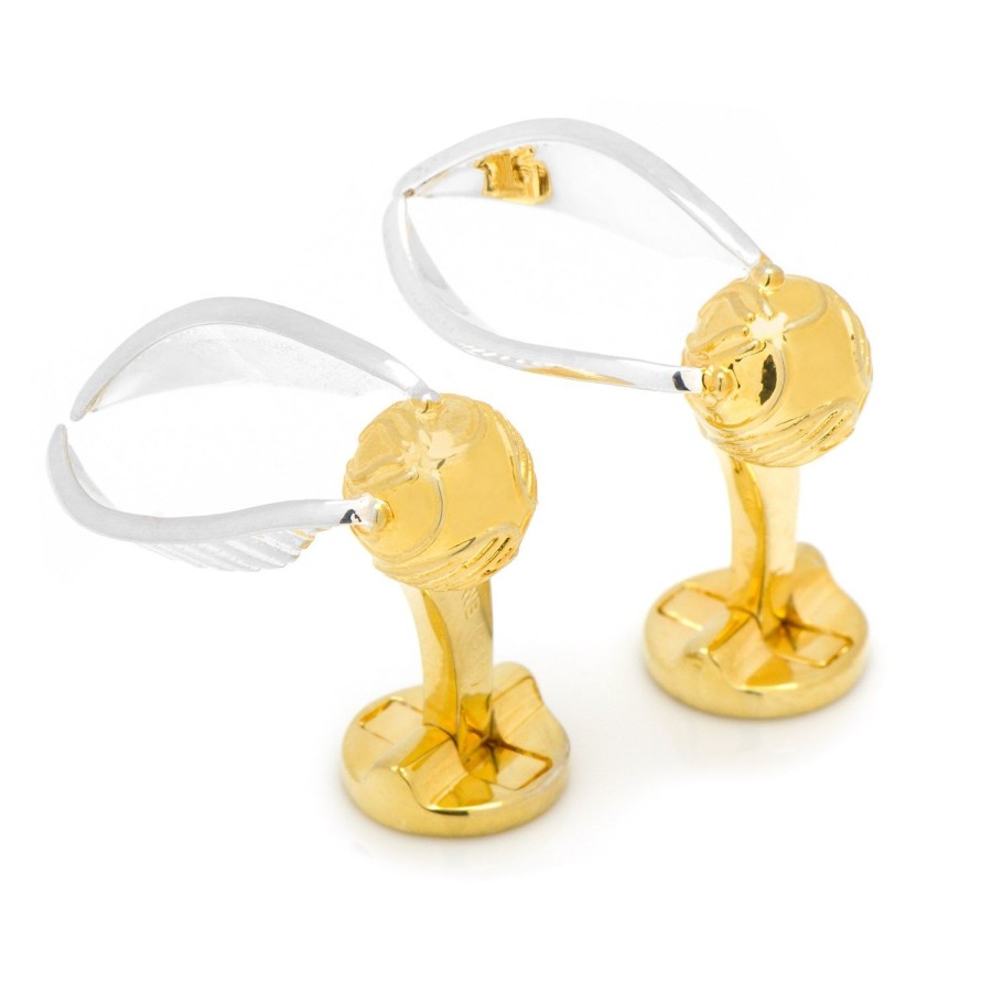 Harry Potter 3D Golden Snitch Cufflinks | Movies & Characters Cufflinks