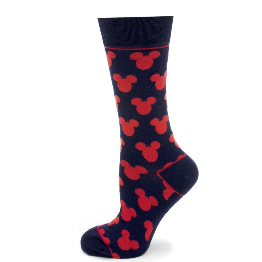 Disney Mickey Mouse Silhouette Blue Socks | Socks