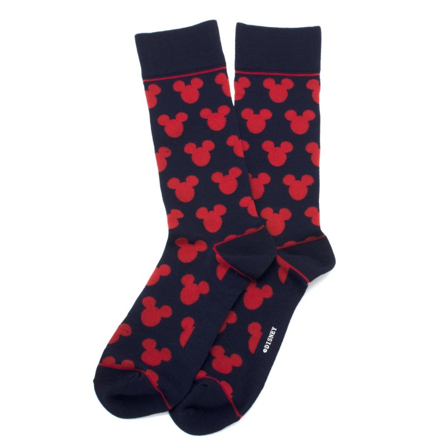 Disney Mickey Mouse Silhouette Blue Socks | Socks