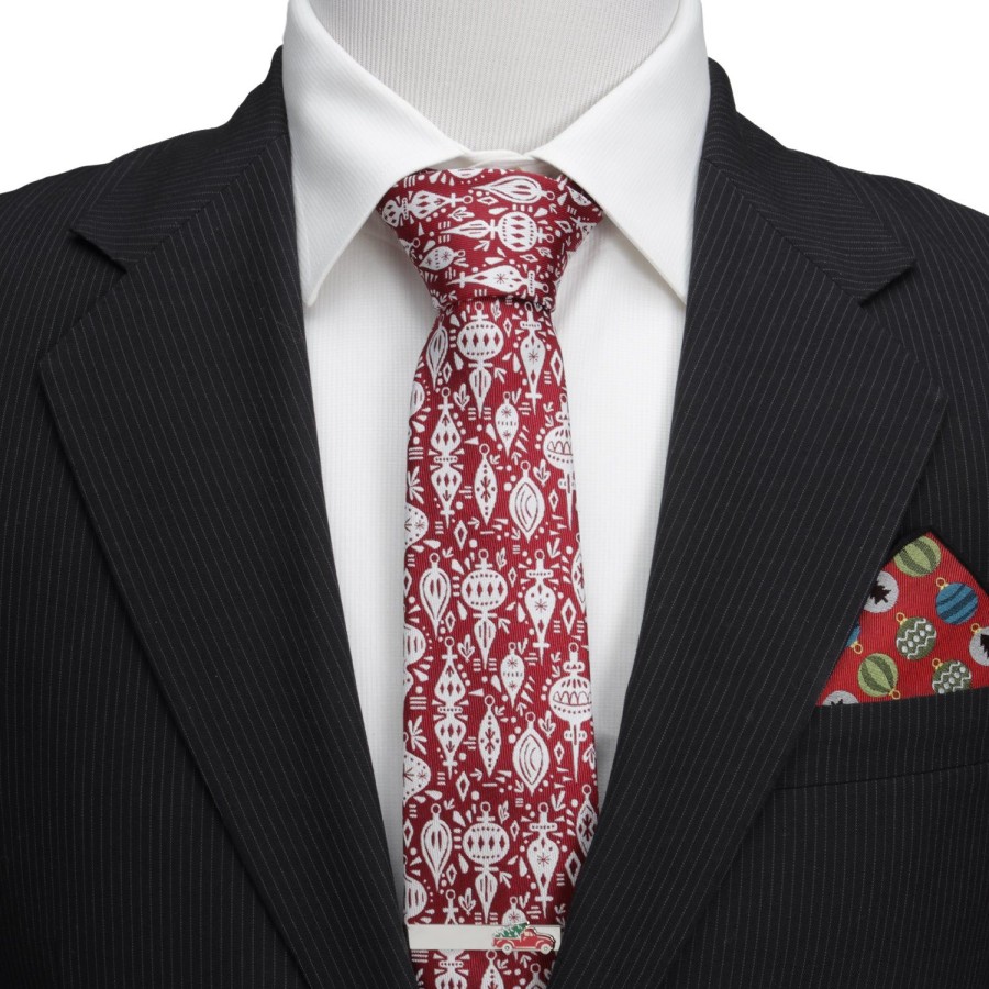 Cufflinks, Inc. Christmas Wrap Red Men'S Tie | Classic Ties