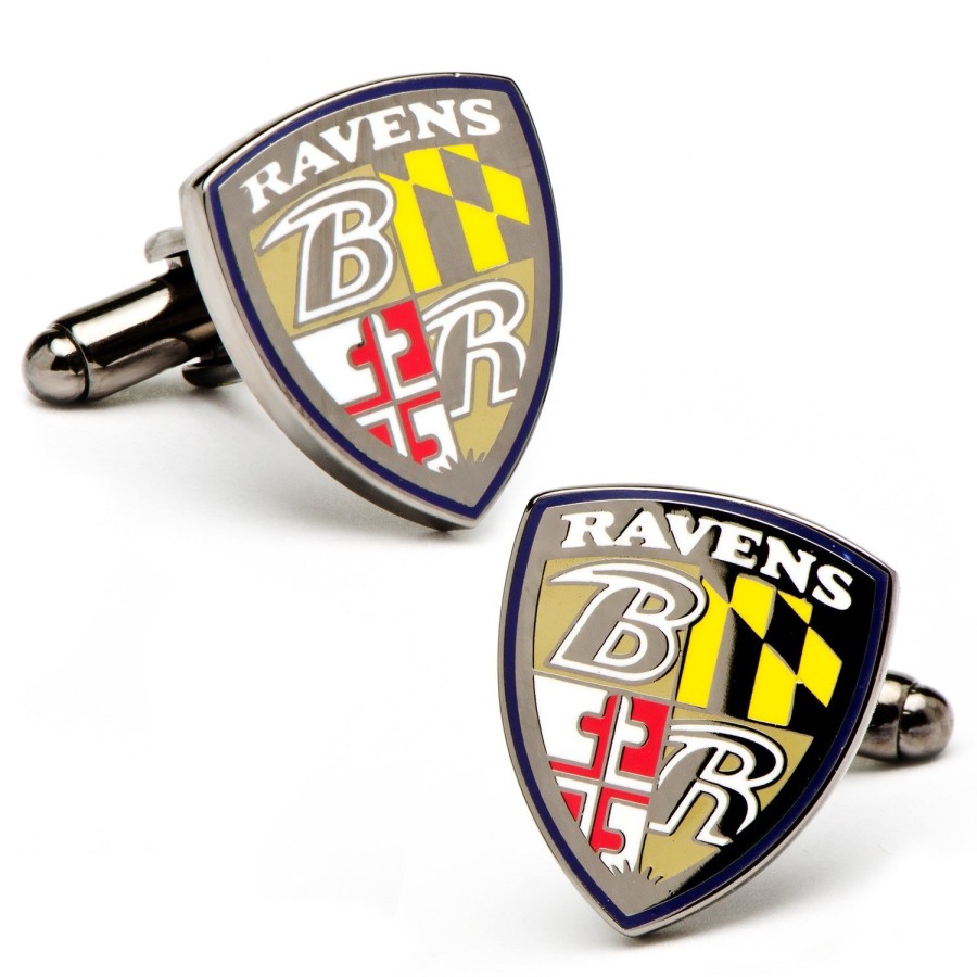 NFL Baltimore Ravens Cufflinks | Sports Cufflinks