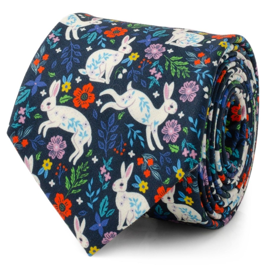 Cufflinks, Inc. Floral Rabbit Men'S Tie | Classic Ties