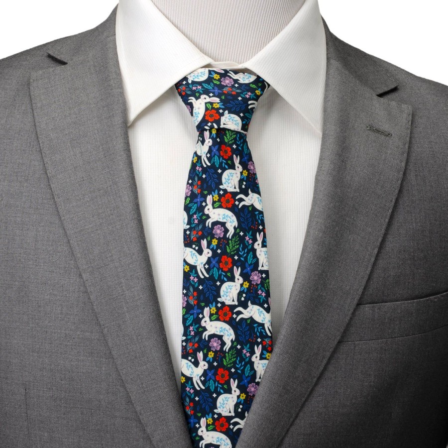 Cufflinks, Inc. Floral Rabbit Men'S Tie | Classic Ties