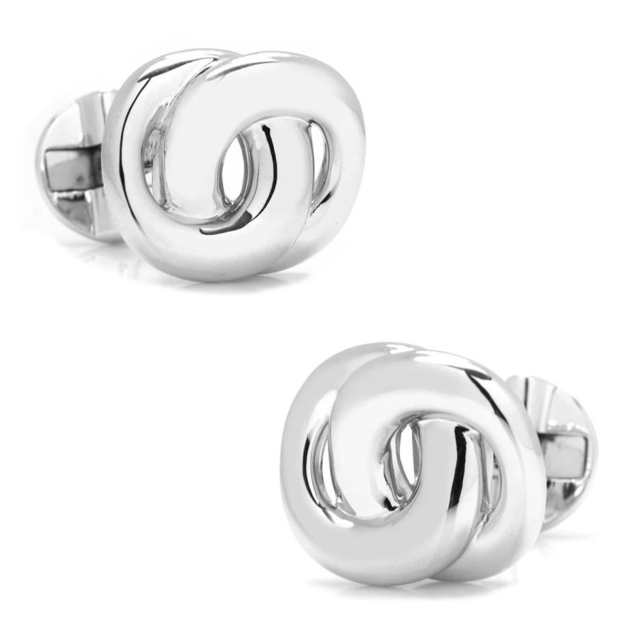 Ox and Bull Trading Co. Modern Infinity Sterling Silver Cufflinks | Classic Cufflinks