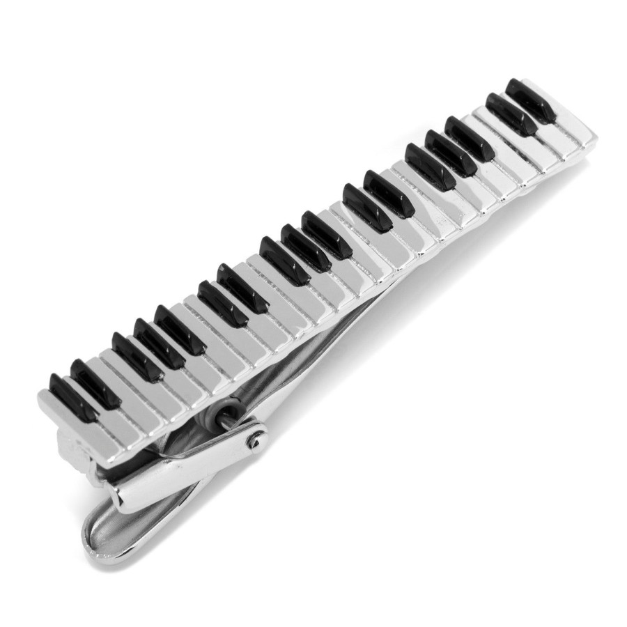 Ox and Bull Trading Co. Piano Keys Tie Clip | Classic Tie Bars