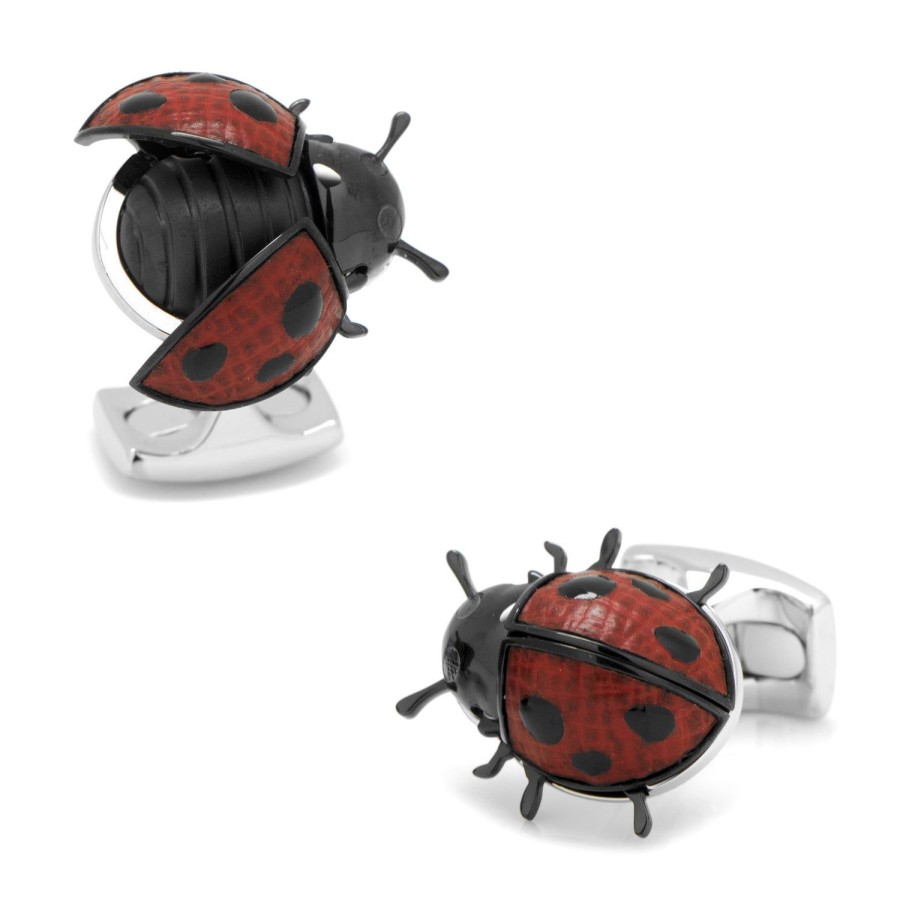 Deakin & Francis Moving Ladybug Cufflinks | Classic Cufflinks