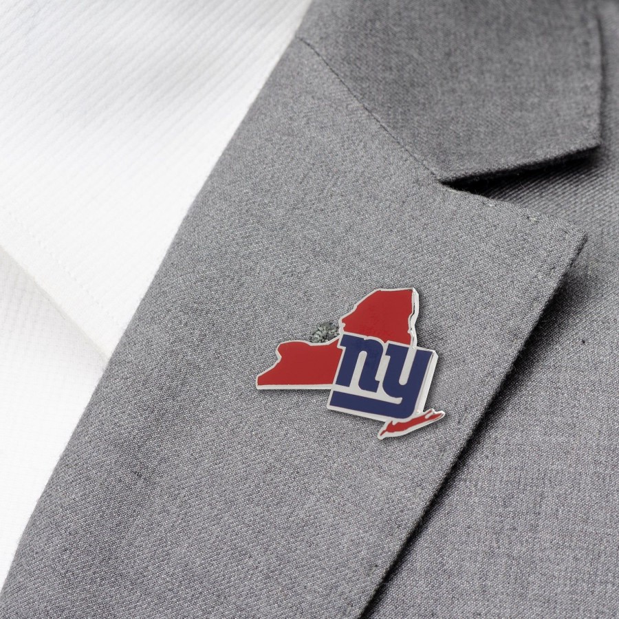 NFL New York Giants State Shaped Lapel Pin | Lapel Pins