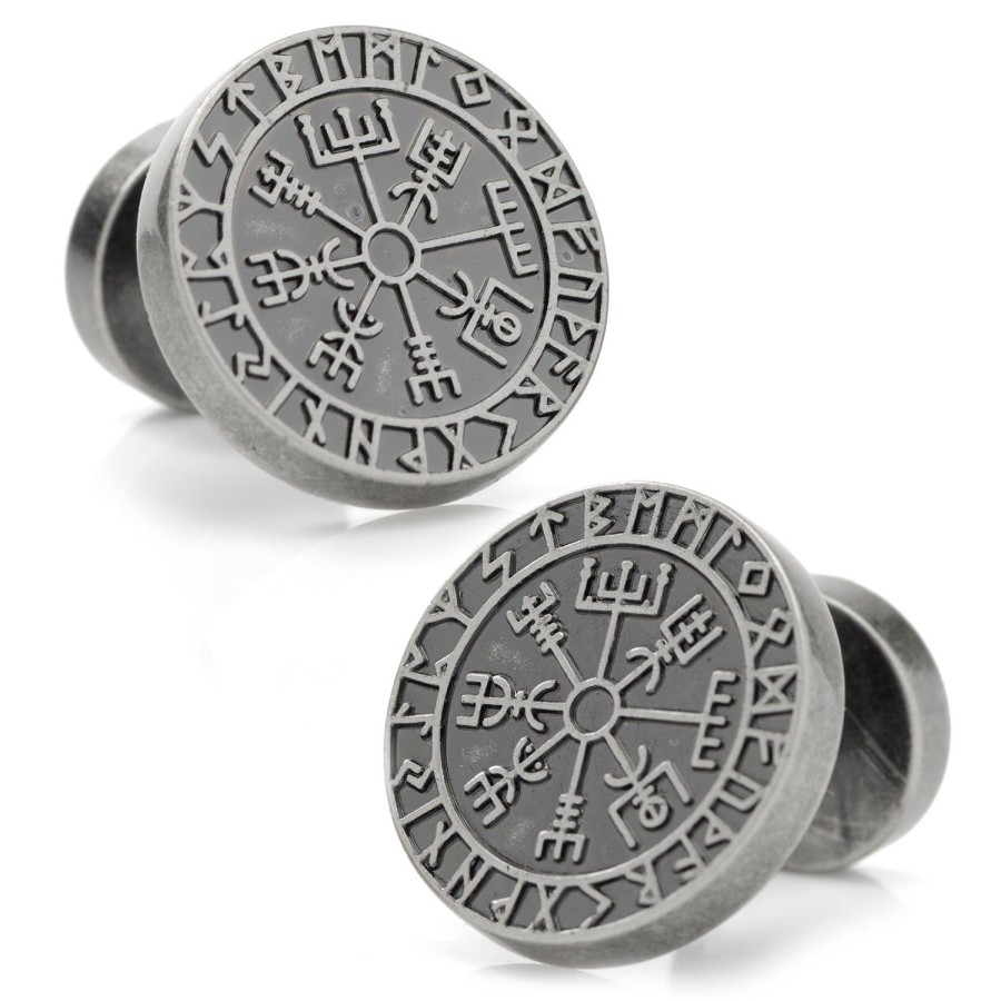 Cufflinks, Inc. Vegvisir Viking Compass | Classic Cufflinks