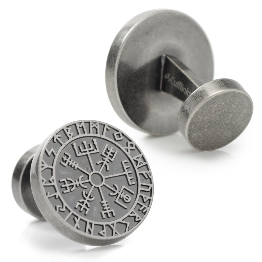 Cufflinks, Inc. Vegvisir Viking Compass | Classic Cufflinks