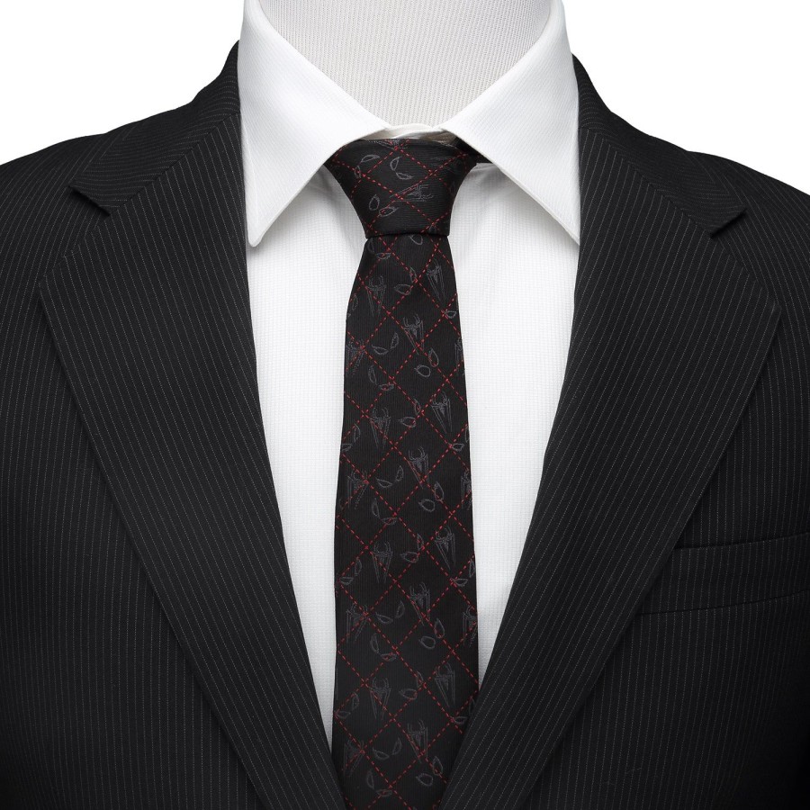 Marvel Spider-Man Eyes Diamond Men'S Tie | Marvel Ties