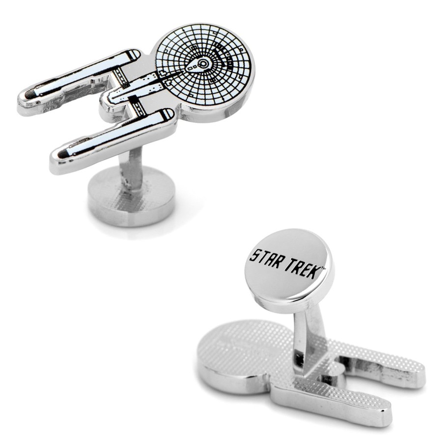 Star Trek Enterprise Blue Print Cufflinks | Hobbies & Interests Cufflinks