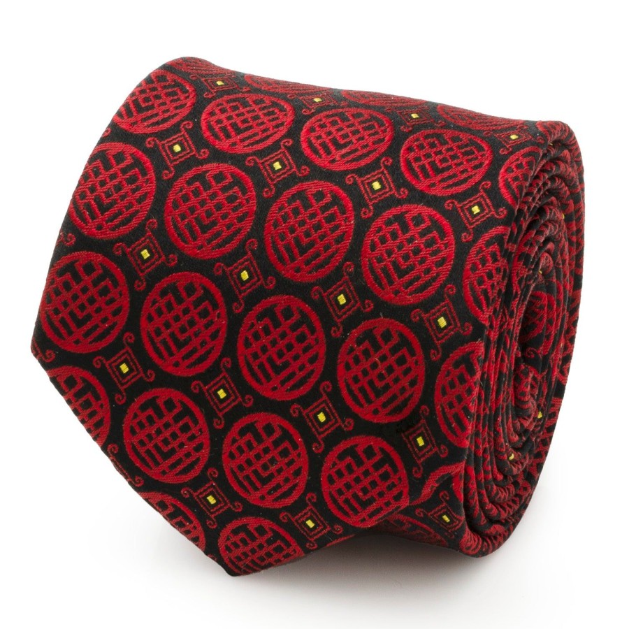 Marvel Shang-Chi Red Men'S Tie | Marvel Ties