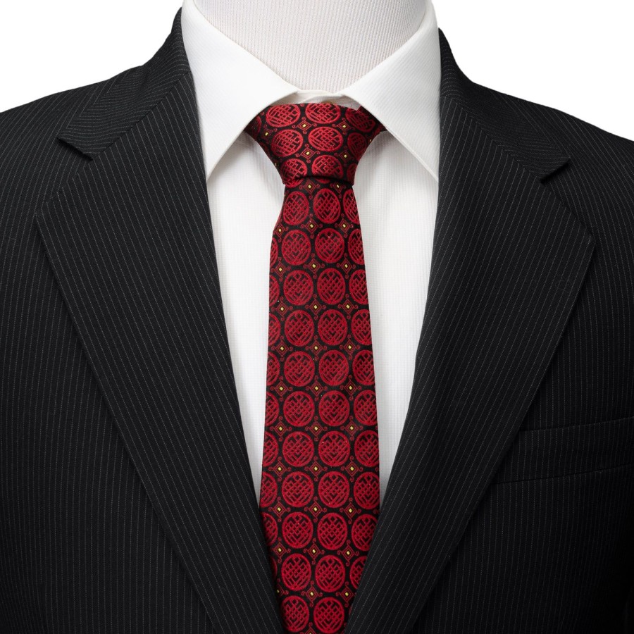 Marvel Shang-Chi Red Men'S Tie | Marvel Ties