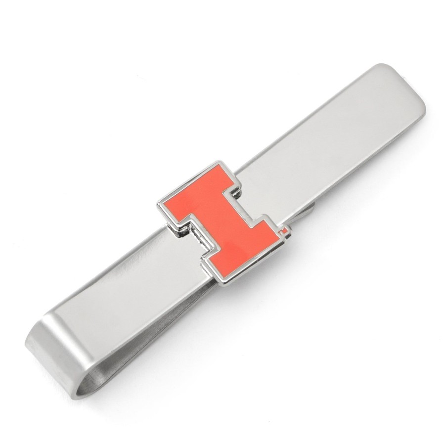 NCAA University Of Illinois Fighting Illini Tie Bar | Sports Tie Bars