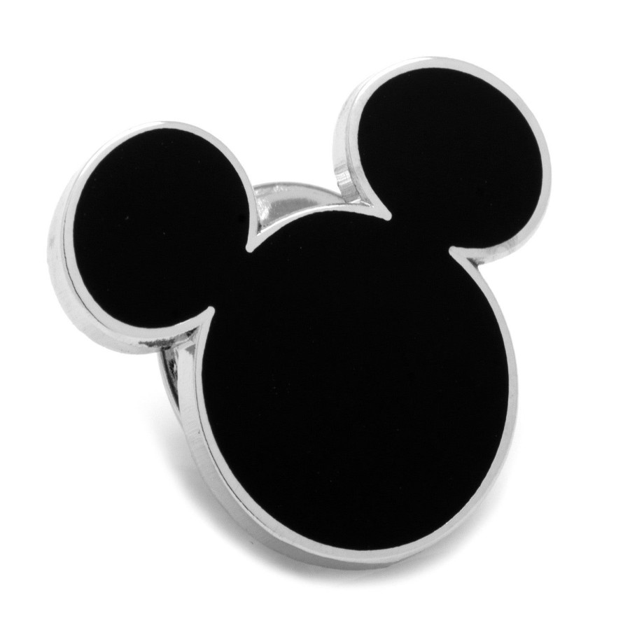 Disney Black Mickey Mouse Silhouette Lapel Pin | Lapel Pins