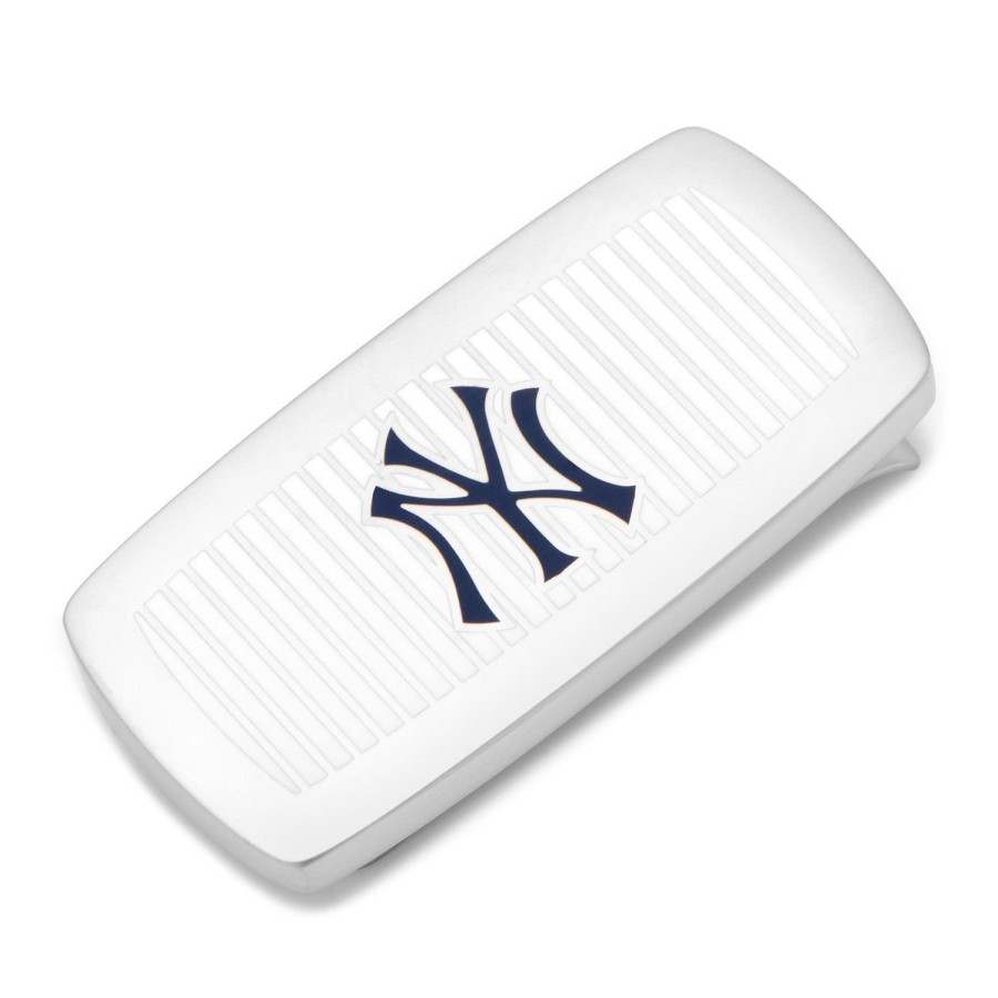 MLB Yankees Pinstripe Cushion Money Clip | Money Clips