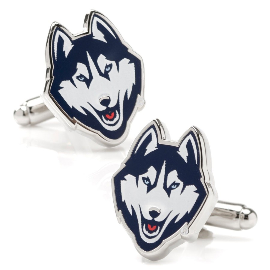 NCAA University Of Connecticut Huskies Cufflinks | Sports Cufflinks