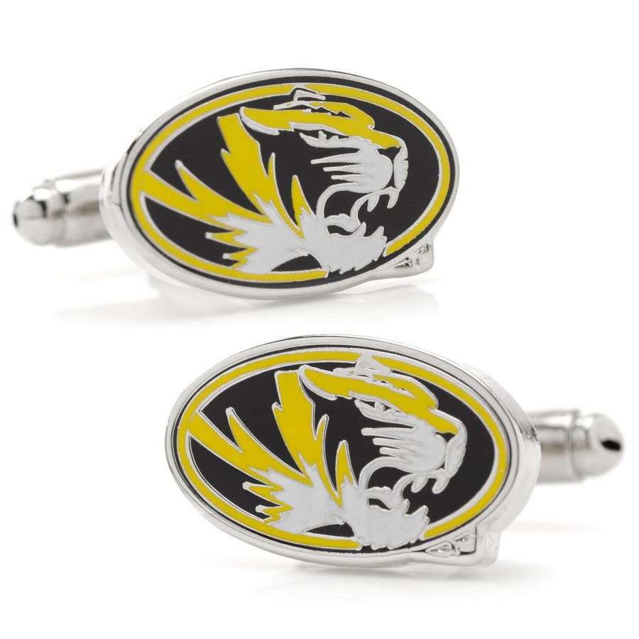 NCAA University Of Missouri Tigers Cufflinks | Sports Cufflinks