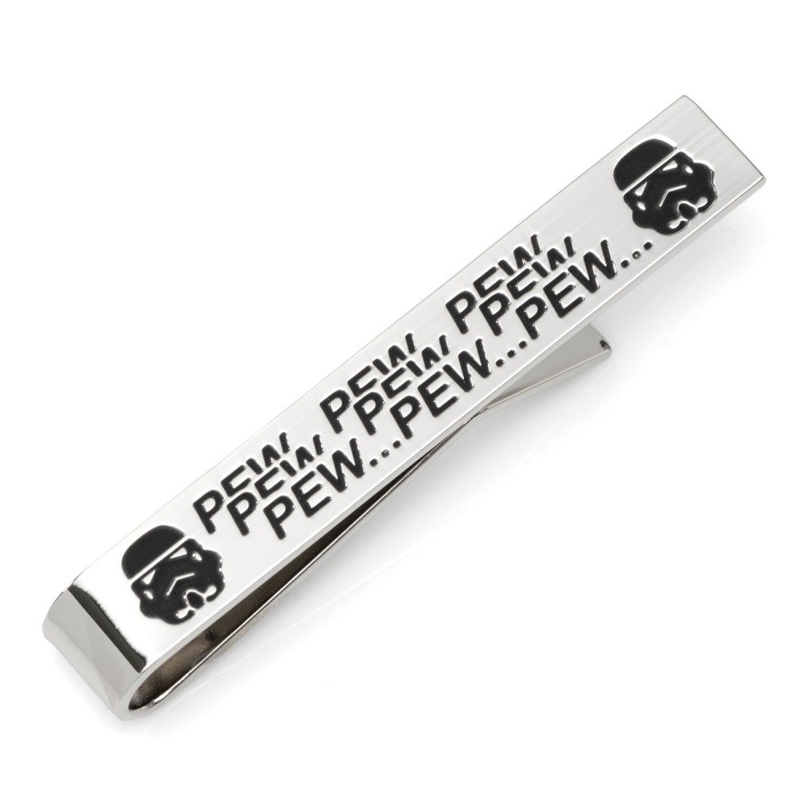 Star Wars Pew Pew Pew Stormtrooper Tie Bar | Movies & Characters Tie Bars